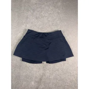 oiselle skort athletic skort heathered navy s thumbnail 5