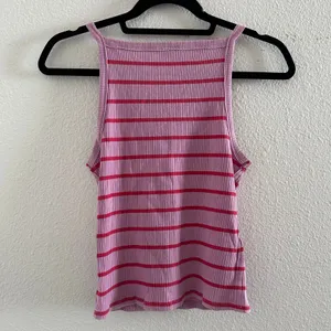 Free People Ribbed Mia Stripe Tank Top in Orchid Combo Size XS thumbnail 2