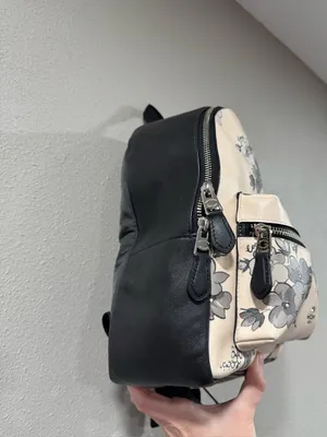 Coach Charlie Backpack Fairy Tale Floral Print Backpack thumbnail 5