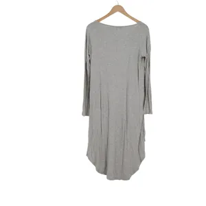 Forever 21 Womens Large Heather Grey Long Sleeve High Low Tunic Dress thumbnail 4