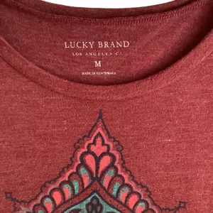 Lucky Brand Women's Burgundy Mandala Tee WORN ONCE thumbnail 6