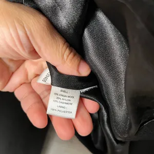 Ann Taylor Black Wool Cashmere Fur Trim Blazer Quiet Luxury‎ Classic Chic Size 8 thumbnail 6