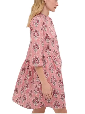 Tuckernuck Scarlet Sonata Royal Shirt Dress Pink Size Large NWT thumbnail 2