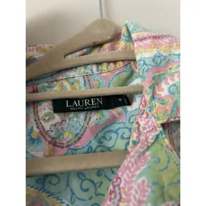 Lauren Ralph Lauren Paisley Pastel Cotton Boxer Pajama Set Size Medium Preppy thumbnail 8