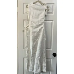 SIR White Tamara Tie MIDI Dress thumbnail 3
