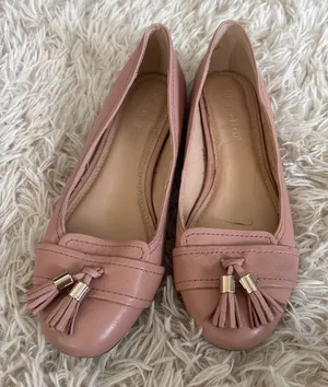 The Limited Pink Leather Tassel Loafer Flats Women Size 7.5 M‎ thumbnail 1