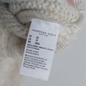 American Eagle Striped Cardigan Button Front Multicolor Pink Cream Fuzzy Size XS thumbnail 8