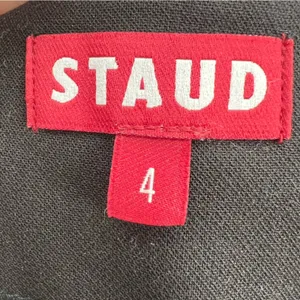 Staud dart‎ waist straight leg trouser black sz 4 thumbnail 3