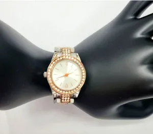 Womens Rose Gold Bi Color Japan Movement Watch thumbnail 1