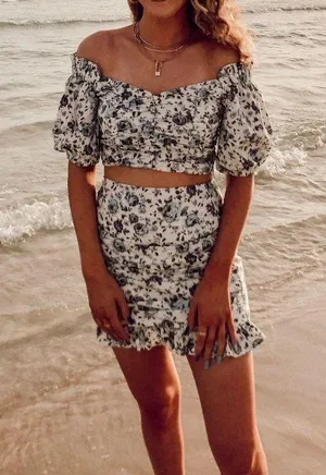 These Three Boutique Floral 2 Piece Set thumbnail 1
