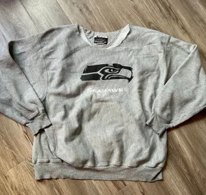 Champion Reverse Weave Seattle Seahawks Crewneck Sweatshirt Size 2XG thumbnail 1