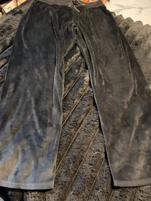 Juicy Couture Black Velour Lounge Pants thumbnail 1