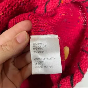 Northern Isles Reindeer Sweater‎ Large Red thumbnail 5