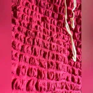 Source Unknown Hot Pink Bubble Textured Hoodie M Y2K retro thumbnail 2