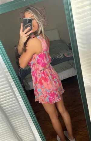 Pink Lily Romper thumbnail 2