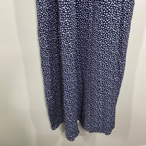 West Kei Navy Blue Dot Print Square Neck Maxi Dress‎ Women's Size Medium M NWT thumbnail 3