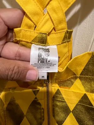 Harley Quinn Overalls Yellow Size M thumbnail 3