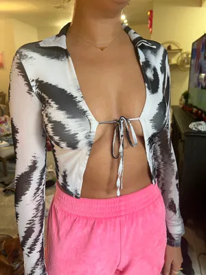 Princess Polly Mesh Printed Top thumbnail 1