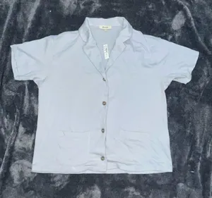 Madewell Knit Lightspun Camp shirt size Small thumbnail 1
