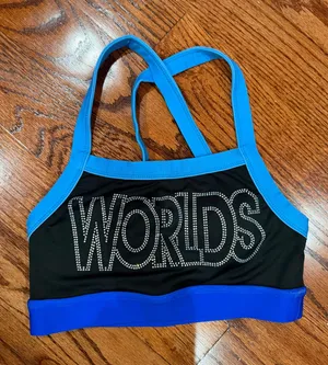 Cheerleading WORLDS sports bra thumbnail 1