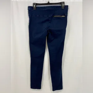 Veronica Beard Dark Wash Skinny Jeans Leggings with Zip‎ Pockets thumbnail 3