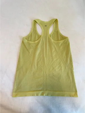 Lululemon Swiftly Tech Tank Racerback Yellow thumbnail 2