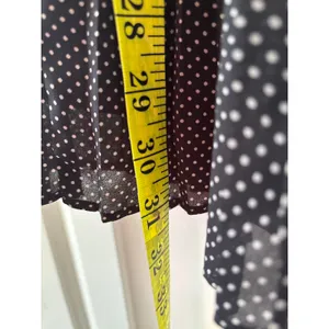 Jack Wills Black White Polka Dot Sleeveless Pleated Shirt Dress Women’s US 2 thumbnail 9