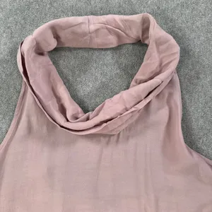 Free People City Light Cowl Neck Open Back Tank Top Size Small Blush Flowy thumbnail 2