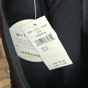 NWT OFFLINE By Aerie Seamless Cable High Waisted Legging 7/8 Size Small thumbnail 7