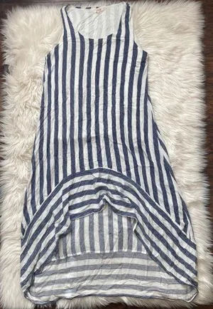 Striped High Low Maxi Dress thumbnail 5