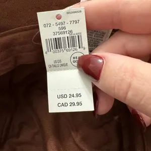 AERIE NWT Fall Plaid‎ Bucket Hat One Size Fisherman Style Cotton Viscose Blend thumbnail 4