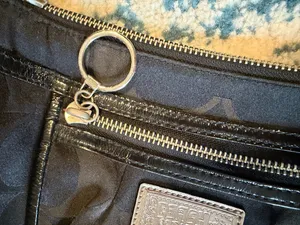 Coach Vintage Bag Leather Shoulder Black thumbnail 4