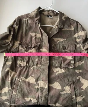 Army Green Military Jacket Multiple thumbnail 4