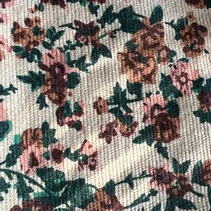 Clearance 50% off Vintage Floral Corduroy Overalls Dress, Small thumbnail 7