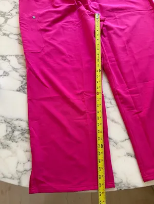 NWT Figs Kade Cargo Pants Womens 5XL Pink Scrubs Drawstring thumbnail 3
