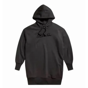 G-Star RAW Black Logo Hoodie Sweatshirt Dress NWT Women’s Extra Small Streetwear thumbnail 16
