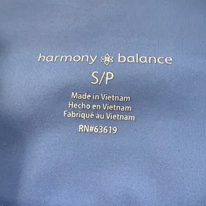 Harmony & Balance Blue Activewear Set Crop Top High Waist Leggings NWT‎ Small thumbnail 12