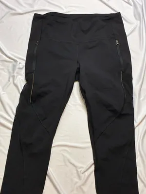 Lululemon leggings with sheer panel size best 10/12 thumbnail 1