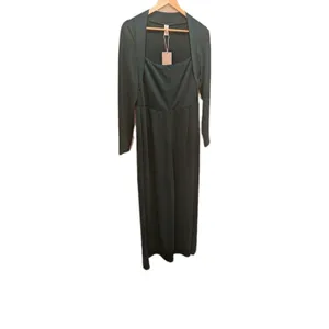 Halara jumpsuit size XL long sleeve green Wide Leg thumbnail 2