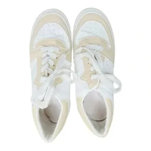 Bafa Bafa Low Top Platform Sneakers Women Size 8‎ White Tan Casual Shoes thumbnail 9