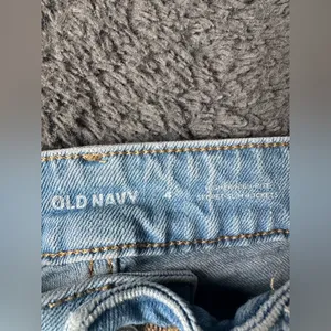 Old Navy distressed flares, high rise, light wash, size 4 thumbnail 2