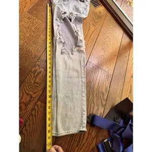 Pacsun Size 25 Jeans 90s Boyfriend Distressed High Rise Stone Wash Denim *Read thumbnail 3