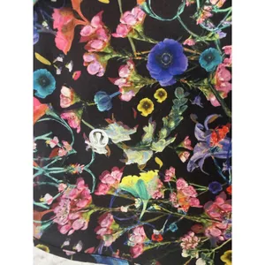 Lululemon Hotty Hot High-Rise Skirt Long 4 Flowerscope‎ Black Running Tennis thumbnail 5