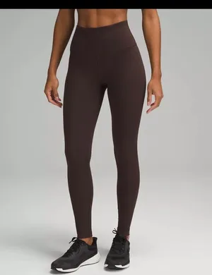 Lululemon Wunder Train High-Rise Tight 28" size 4 Espresso NWT Authentic thumbnail 3