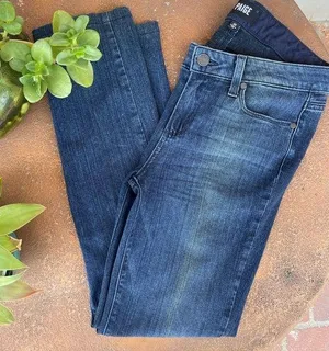x PAIGE x skinny ankle peg jeans thumbnail 1