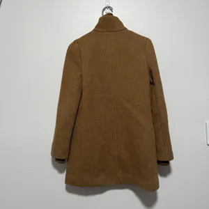 J. Crew Lodge Full-ZIp Coat in Camel Italian‎ Stadium-cloth Wool Size 00 thumbnail 6