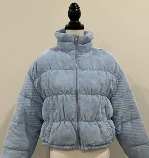 Corduroy Puffer Jacket thumbnail 2