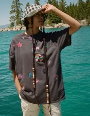 Kimchi Blue Urban Outfitters Embroidered T Shirt thumbnail 1