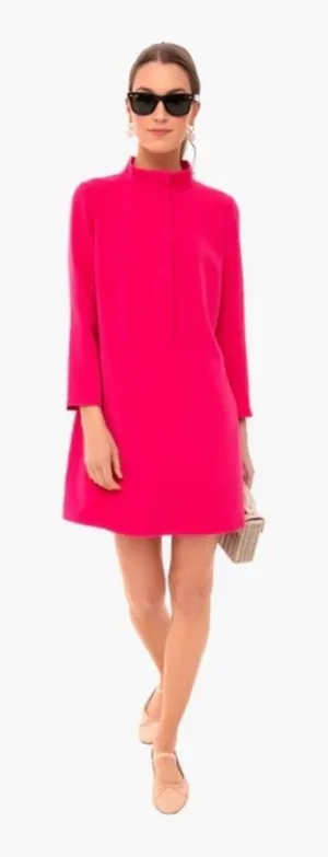 NEW Tuckernuck‎ Fuchsia Stretch Crepe Avery Dress size small thumbnail 1