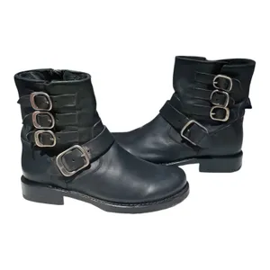Frye Women's Veronica Belted Short Boot Black Size 5.5 M thumbnail 2